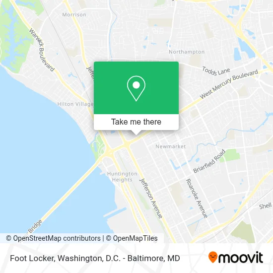 Foot Locker map