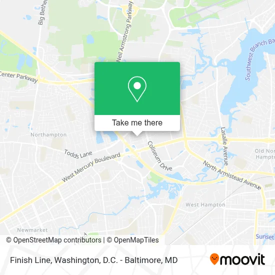 Finish Line map