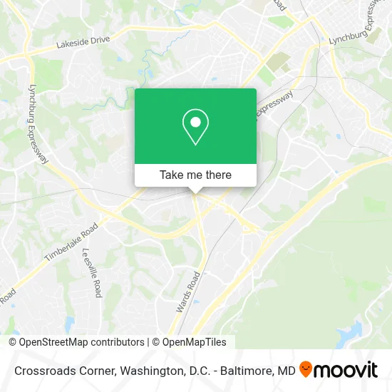 Crossroads Corner map