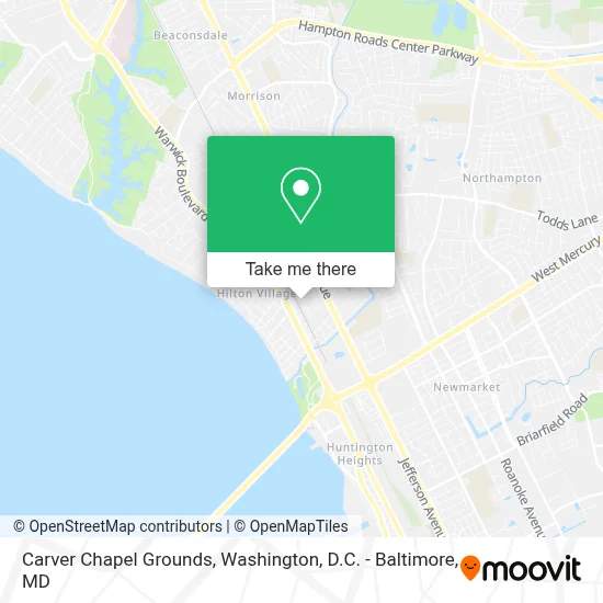 Carver Chapel Grounds map