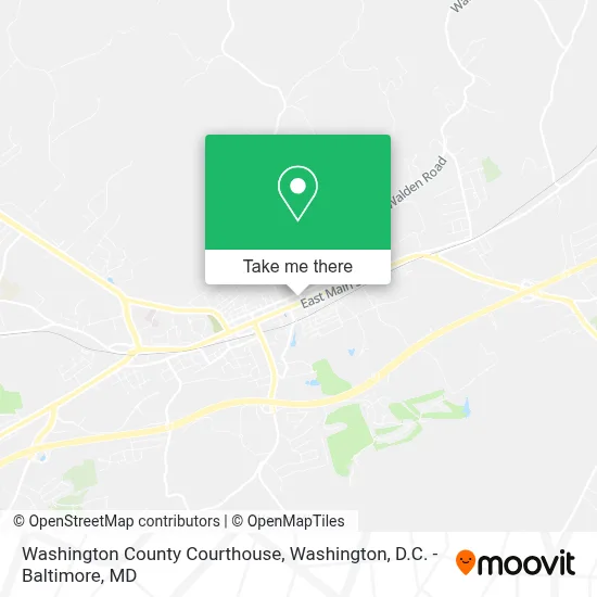 Washington County Courthouse map