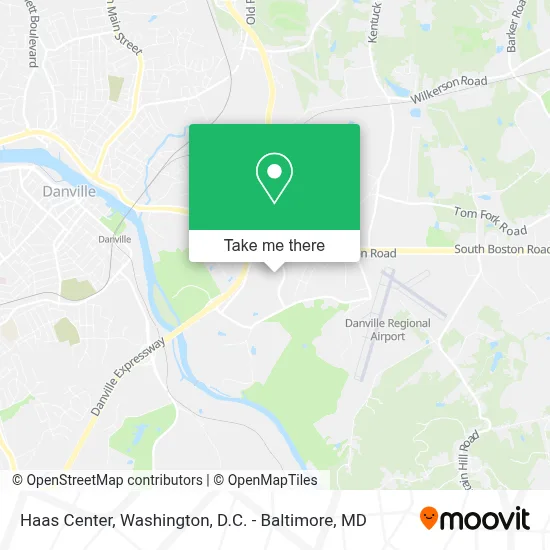 Haas Center map
