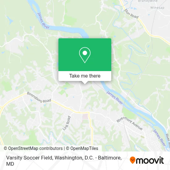 Varsity Soccer Field map