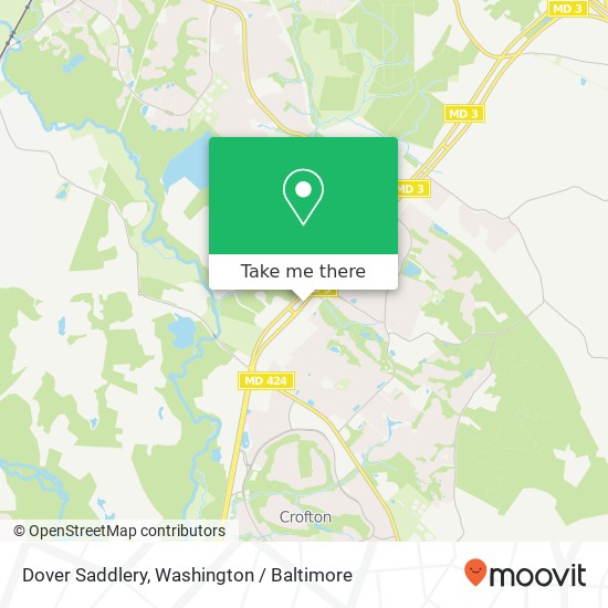 Mapa de Dover Saddlery, 1041 MD-3 N