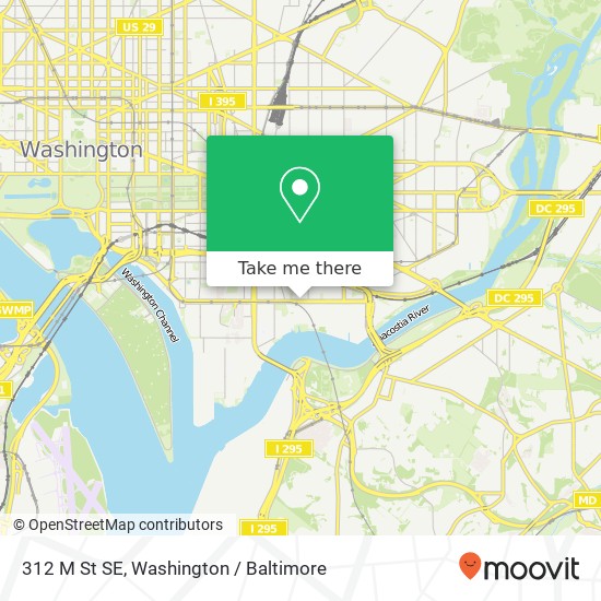 312 M St SE, Washington, DC 20003 map