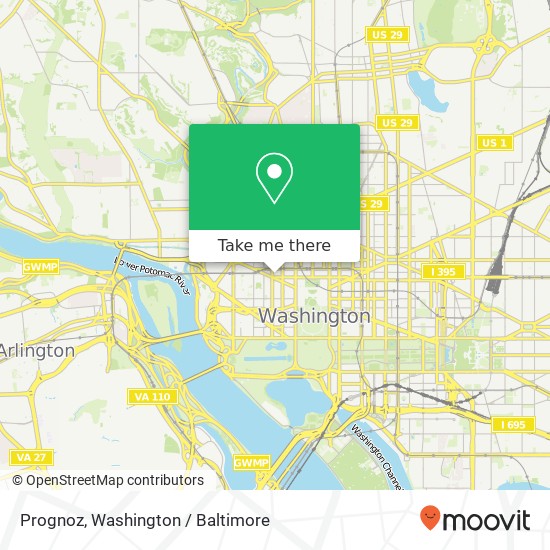 Prognoz, 1899 Pennsylvania Ave NW map