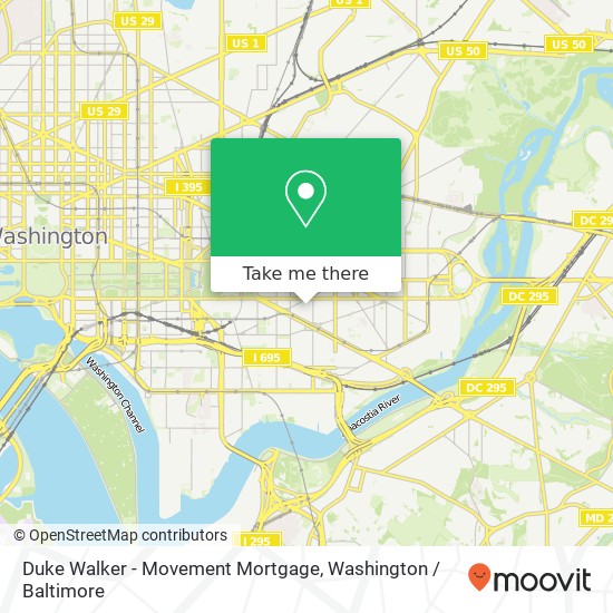 Mapa de Duke Walker - Movement Mortgage, 220 7th St SE