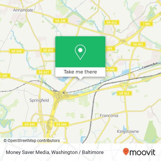 Mapa de Money Saver Media, 5645 General Washington Dr
