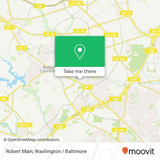 Mapa de Robert Main, 3607 S 14th St