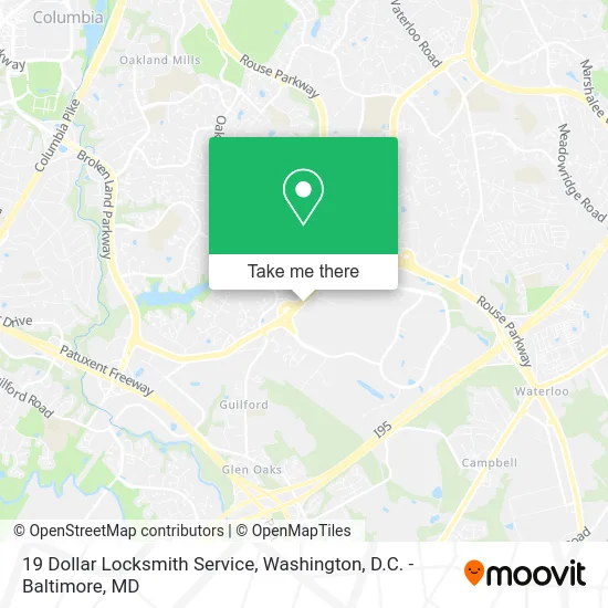 19 Dollar Locksmith Service map