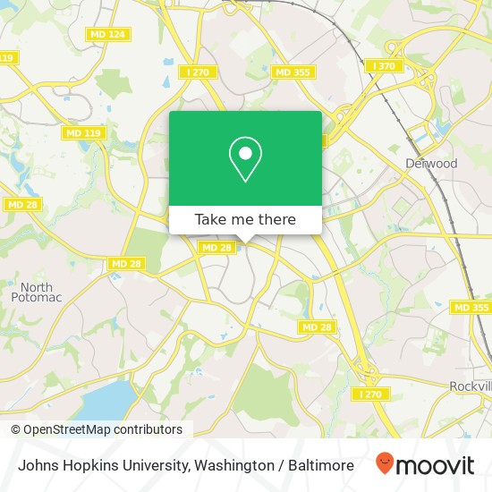 Johns Hopkins University, 9601 Medical Center Dr map