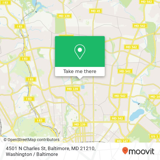 4501 N Charles St, Baltimore, MD 21210 map