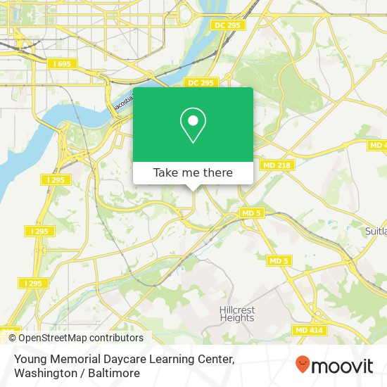 Young Memorial Daycare Learning Center, 2490 Alabama Ave SE map