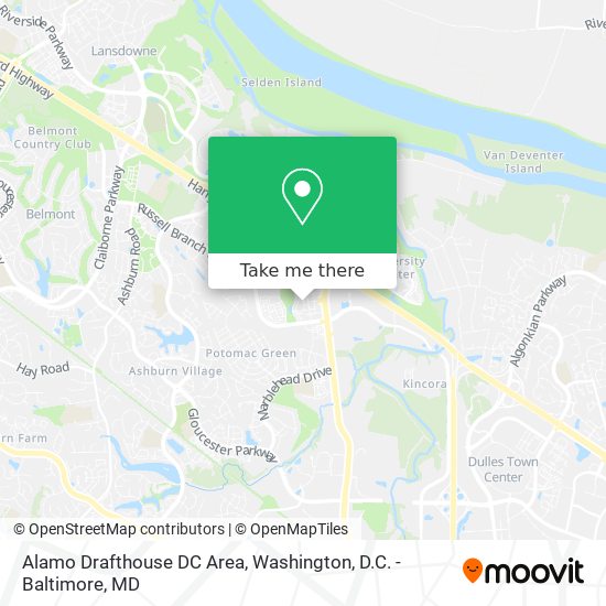 Mapa de Alamo Drafthouse DC Area