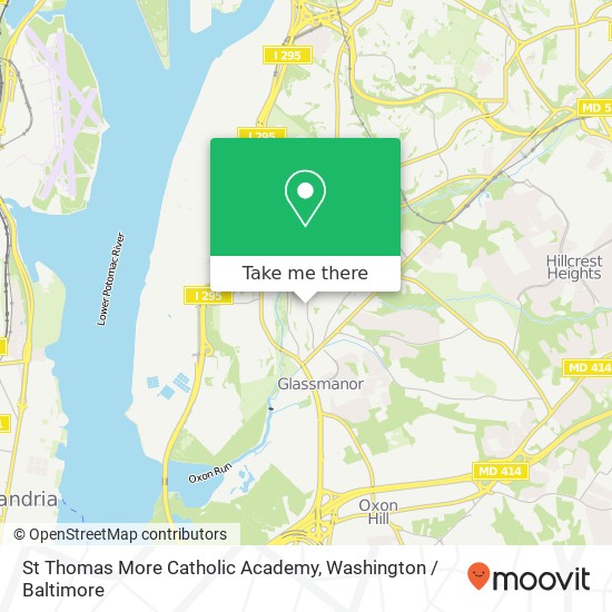 Mapa de St Thomas More Catholic Academy, 4265 4th St SE