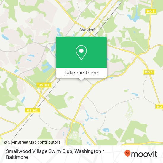 Mapa de Smallwood Village Swim Club, 1019 Stone Ave