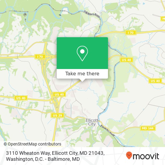 3110 Wheaton Way, Ellicott City, MD 21043 map