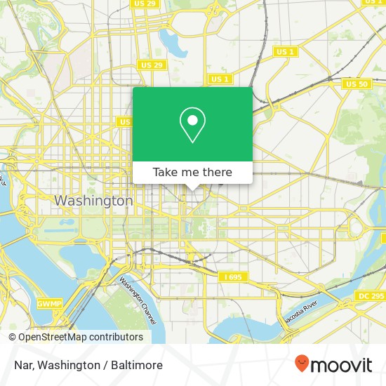 Mapa de Nar, 500 New Jersey Ave NW