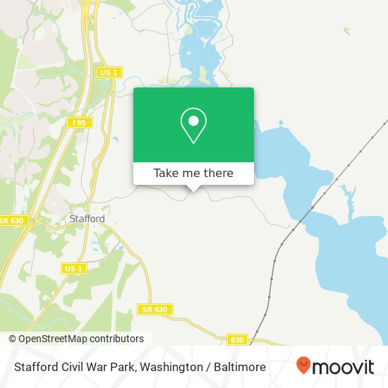 Mapa de Stafford Civil War Park, 400 Hope Rd