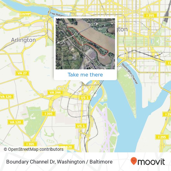 Boundary Channel Dr, Fort Myer, VA 22211 map