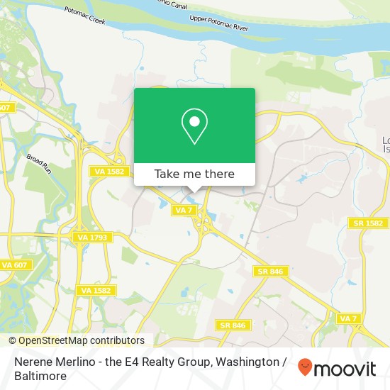 Mapa de Nerene Merlino - the E4 Realty Group, 46161 Westlake Dr