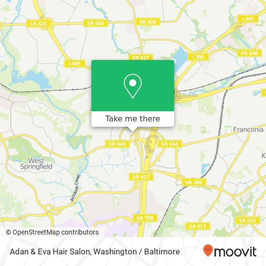 Adan & Eva Hair Salon, 6302 Springfield Plz map