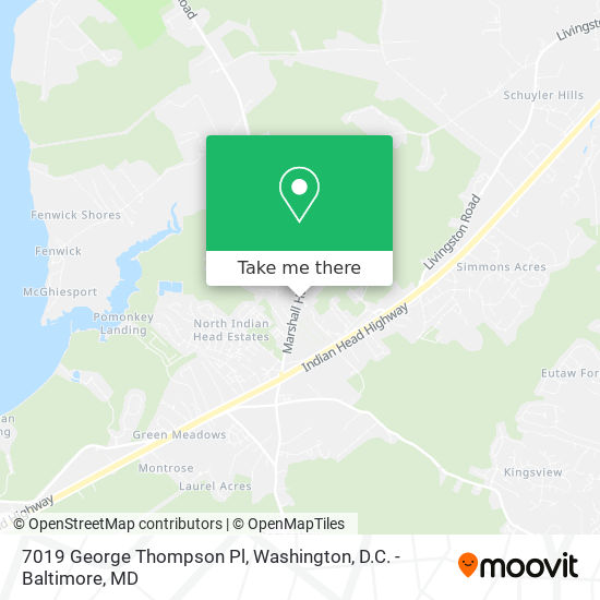 Mapa de 7019 George Thompson Pl