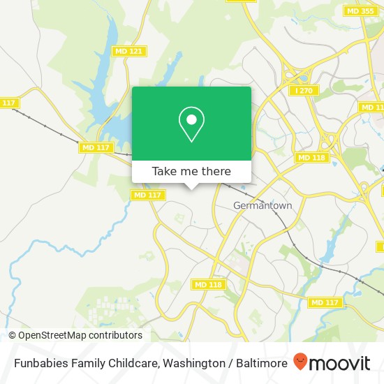 Mapa de Funbabies Family Childcare, 13973 Lullaby Rd