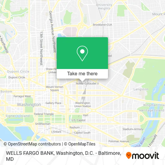 Mapa de WELLS FARGO BANK