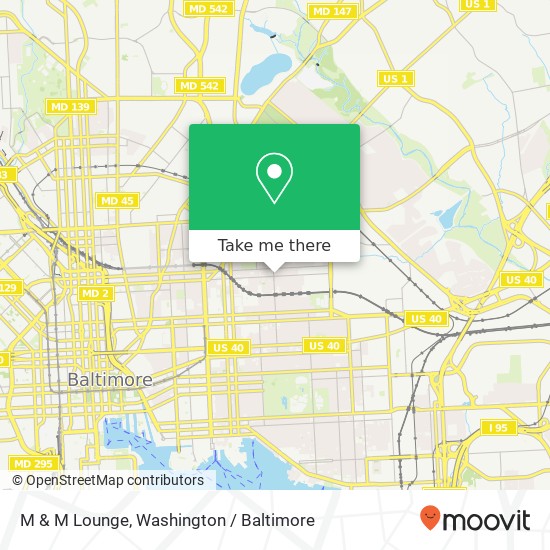 M & M Lounge, 2500 E Biddle St map