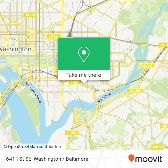 641 I St SE, Washington, DC 20003 map