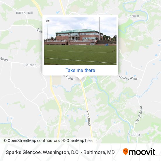 Mapa de Sparks Glencoe