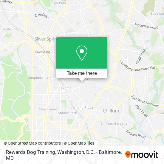 Rewards Dog Training map