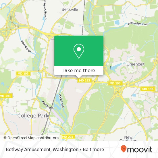 Betlway Amusement map