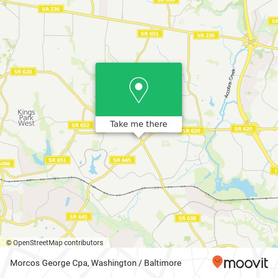 Morcos George Cpa, 8989 Cotswold Dr map