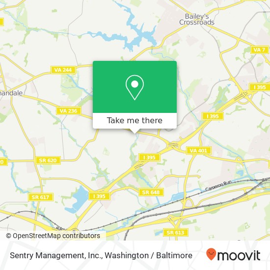 Mapa de Sentry Management, Inc., 6395 Little River Tpke