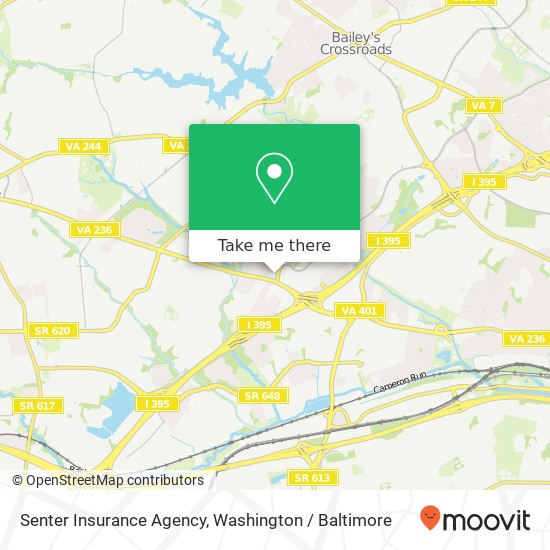 Mapa de Senter Insurance Agency, 4810 Beauregard St