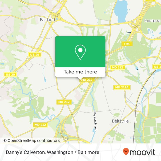 Danny's Calverton, 11623 Beltsville Dr map