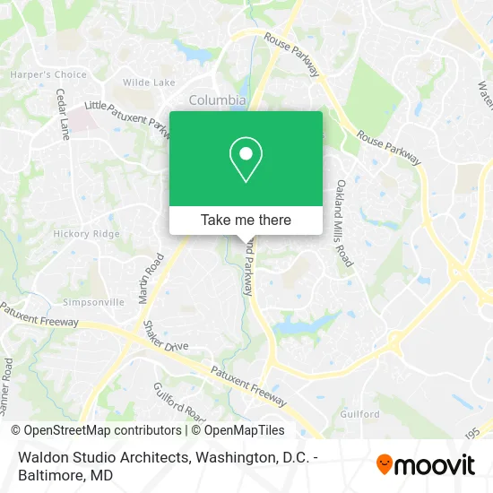 Waldon Studio Architects map