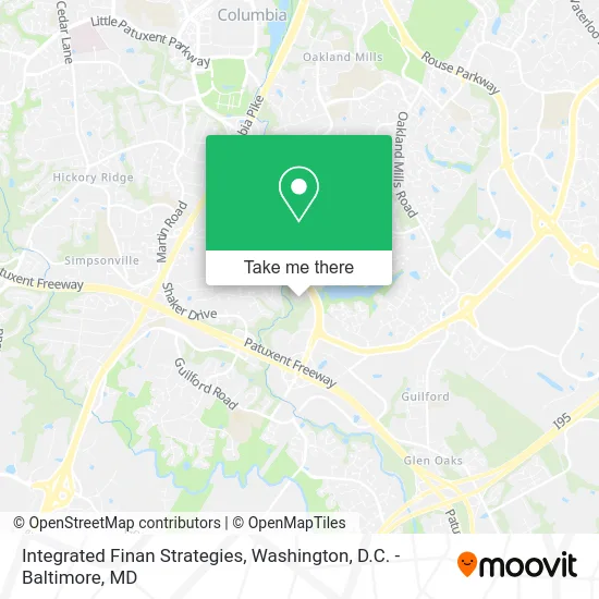 Integrated Finan Strategies map