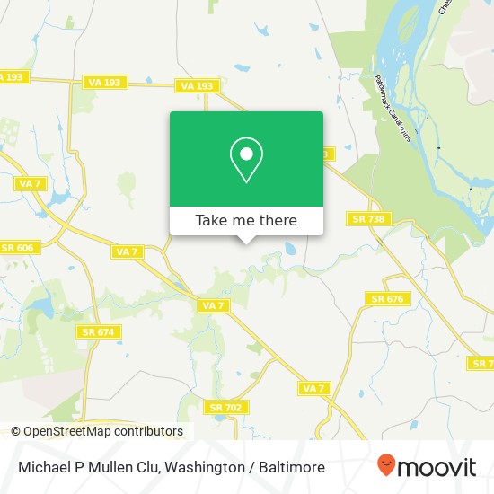 Mapa de Michael P Mullen Clu, 9700 Mill Run Dr