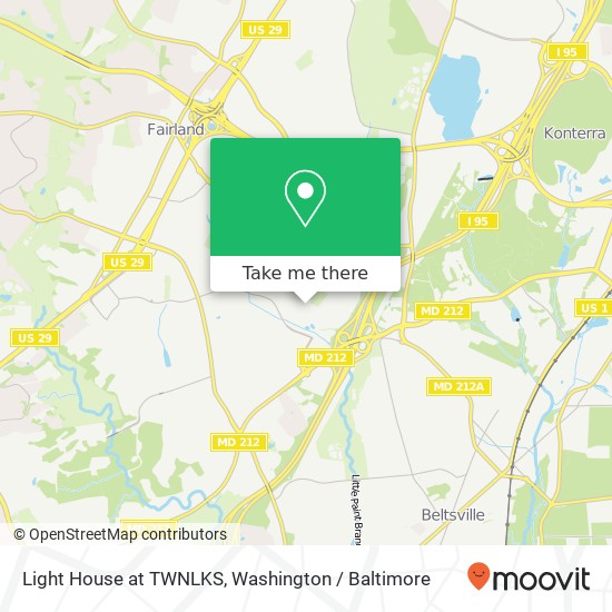 Light House at TWNLKS, 3907 Lakehouse Rd map