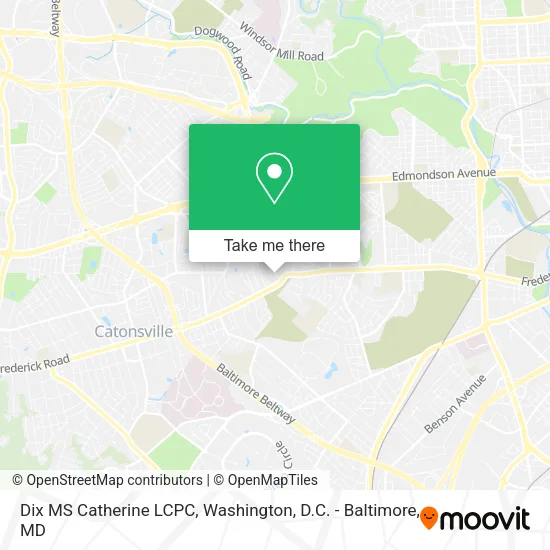 Mapa de Dix MS Catherine LCPC