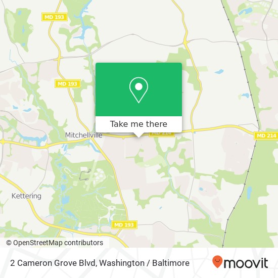 2 Cameron Grove Blvd, Upper Marlboro, <B>MD< / B> 20774 map