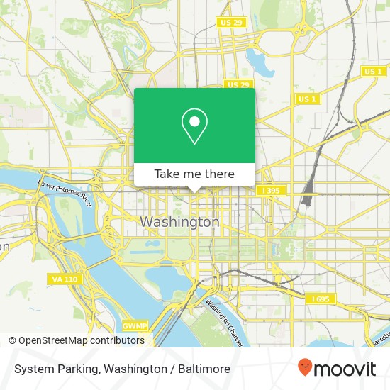 System Parking, 1420 H St NW map