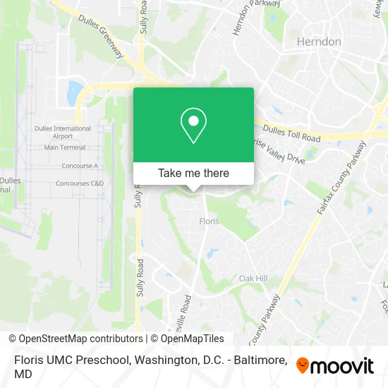 Floris UMC Preschool map