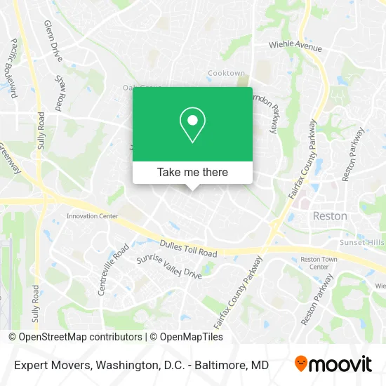 Expert Movers map