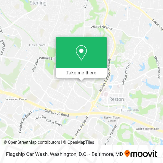 Flagship Car Wash map