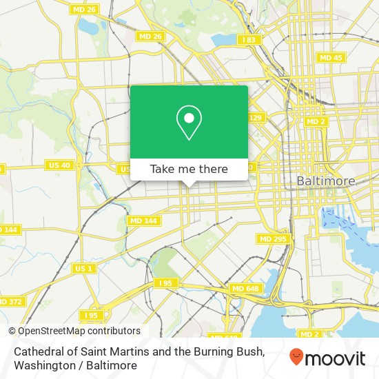 Cathedral of Saint Martins and the Burning Bush, 1725 W Fayette St map