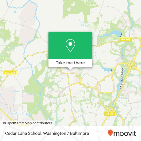 Mapa de Cedar Lane School, 5451 Beaverkill Rd